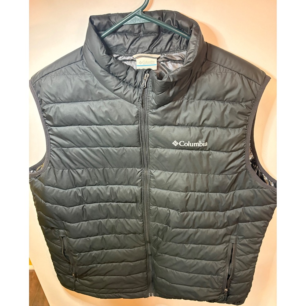 Columbia Men's Powder Lite Omni-Heat Insulated Puffer Vest Black XL
